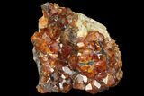 Spessartine Garnet Cluster on Feldspar - China #95180-1